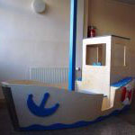 Spielboot aus Birke Multiplex, lackiert  Bild 2