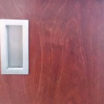 Garderobe aus Birkoplex, gebeizt und lackiert Bild 3